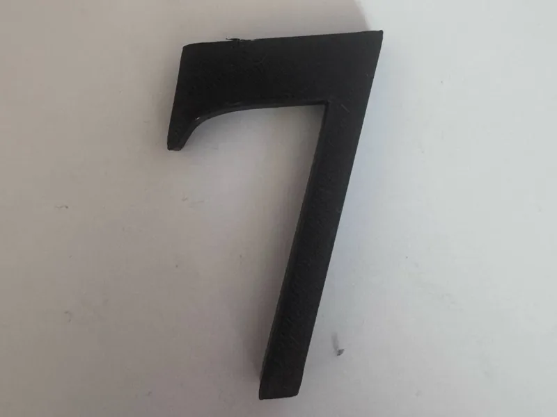Number 7 for wall