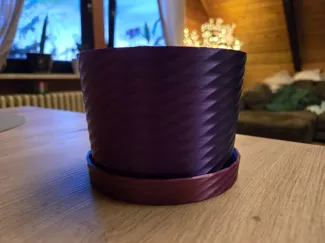 Planter, Pot with Saucer
