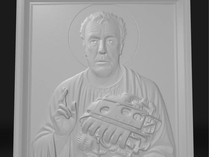 Clarkson holding vr6 engine