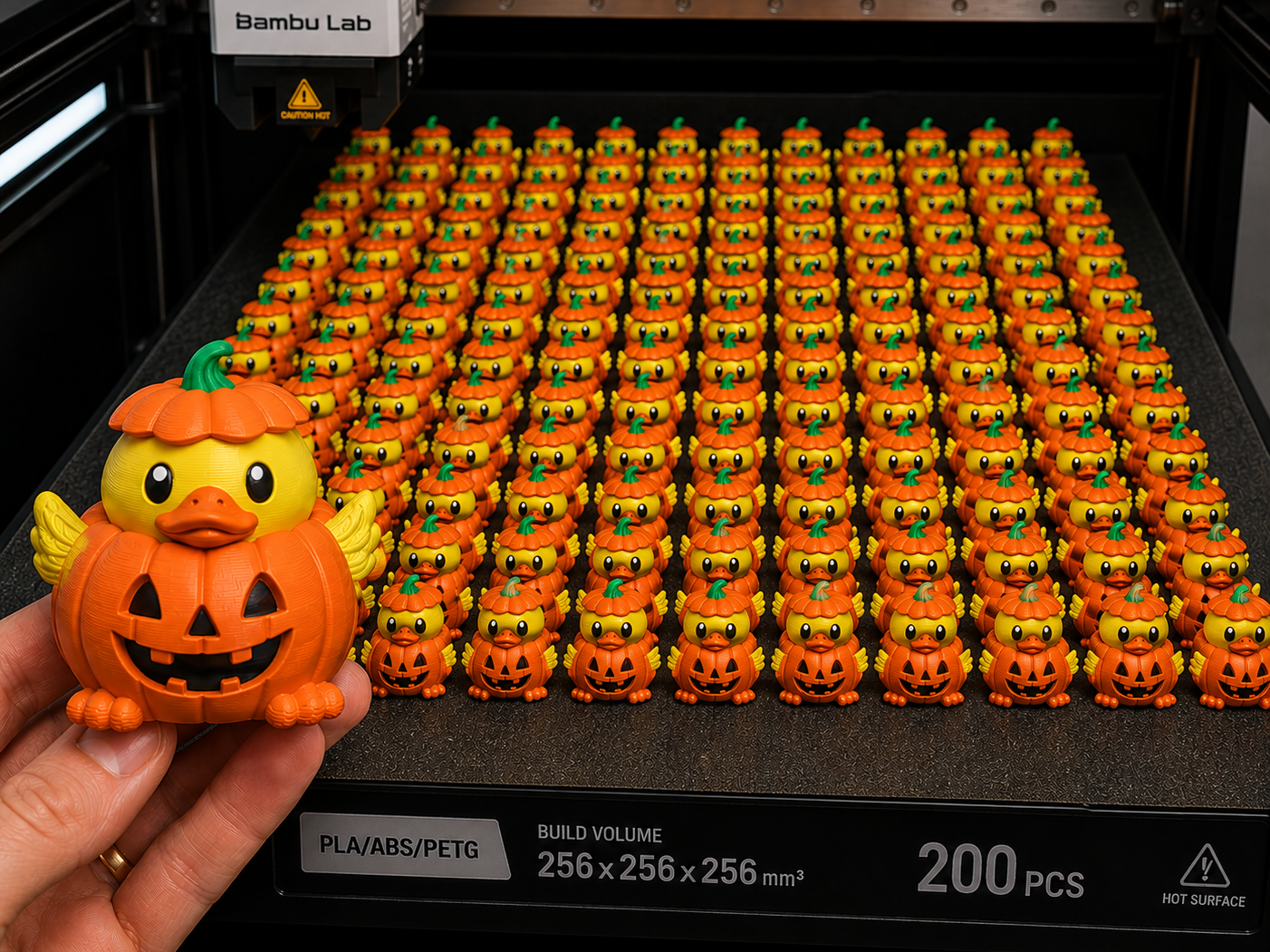 Pumpkin Duck – Halloween Rubber Duck - 1