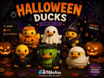 Adorno temático: Pumpkin Duck – Halloween Rubber Duck — vista de referencia 2