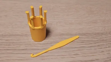 Letrero o emblema decorativo: 6-Peg Rubber Band Loom & Hook with Mini Knitter — vista de referencia 4