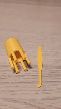 Letrero o emblema decorativo: 6-Peg Rubber Band Loom & Hook with Mini Knitter — vista de referencia 5