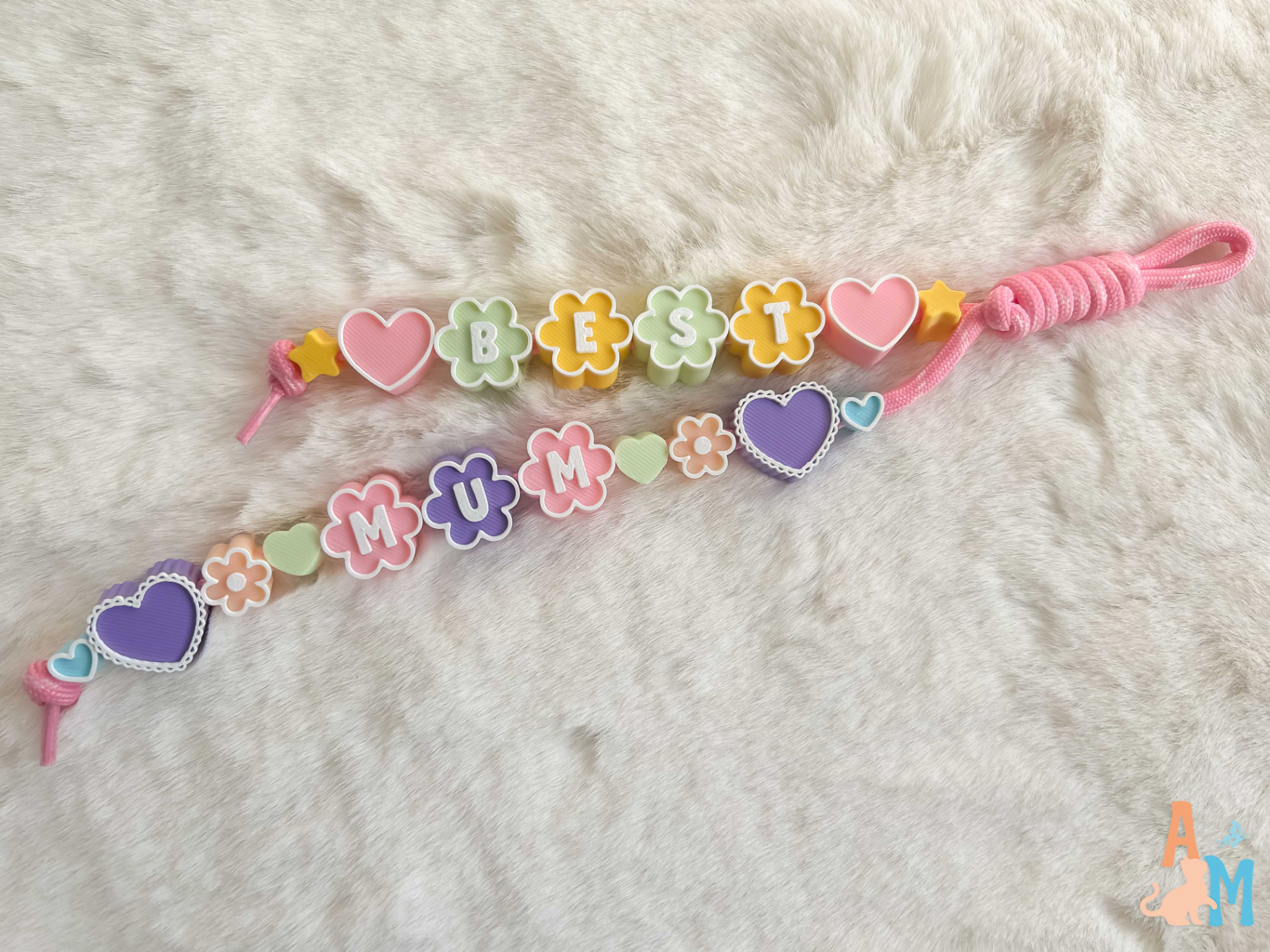 Best Mum Mother's Day Flower Paracord Charms