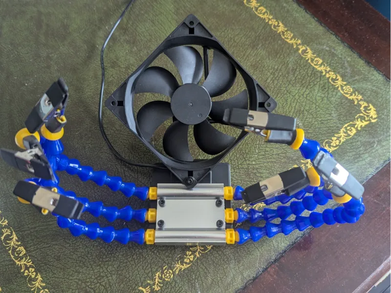 Soldering Arms Gridfinity Base 