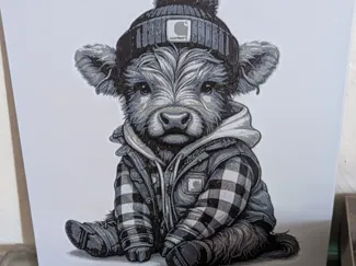 carhartt highland cow 4