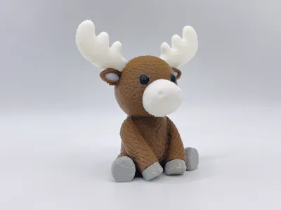 Knitted Moose