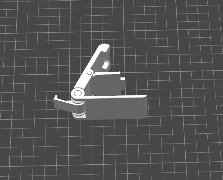 Miniatura 5 do modelo 3D 口袋手机支架（一体打印）