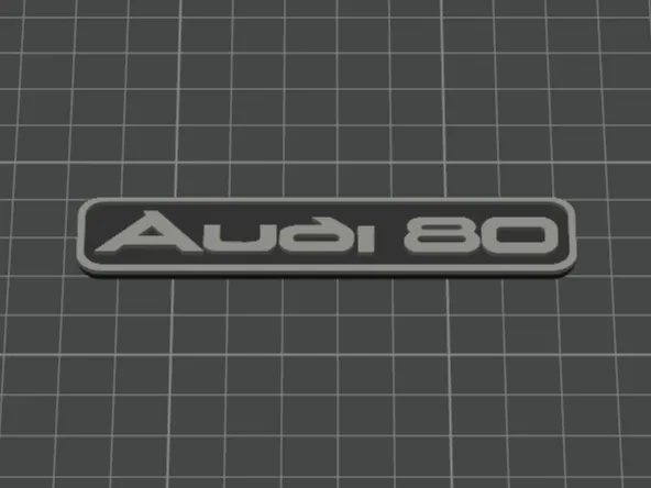 Audi 80 B3 Schriftzug Armaturenbrett OEM 893853681