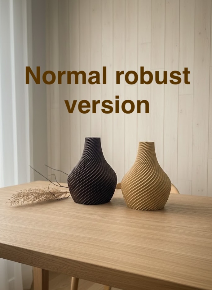 Miniatura 1 do modelo 3D Japandi Spiral Vase