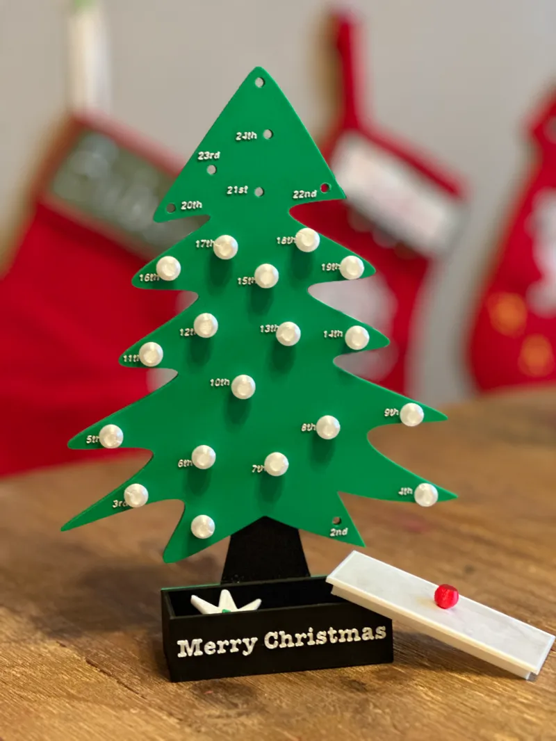 Fridge Days Til Christmas Tree