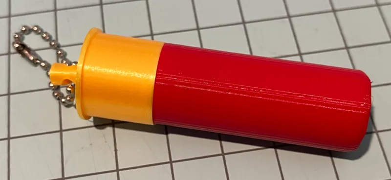 Twist Open Shotshell Keychain container Customize