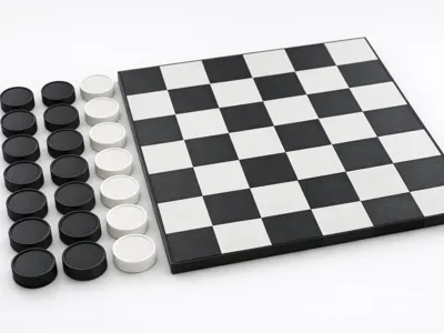 Checkers board (Fits in BON BON Capsule)