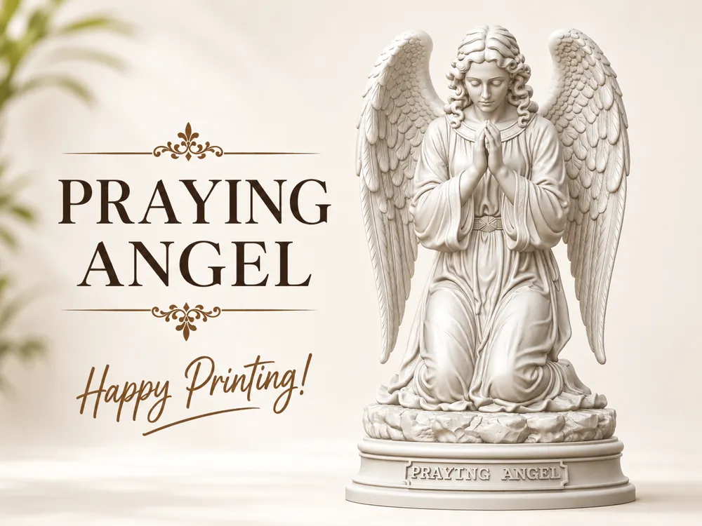 Figura decorativa: Praying Angel Statue. Referencia del modelo original.