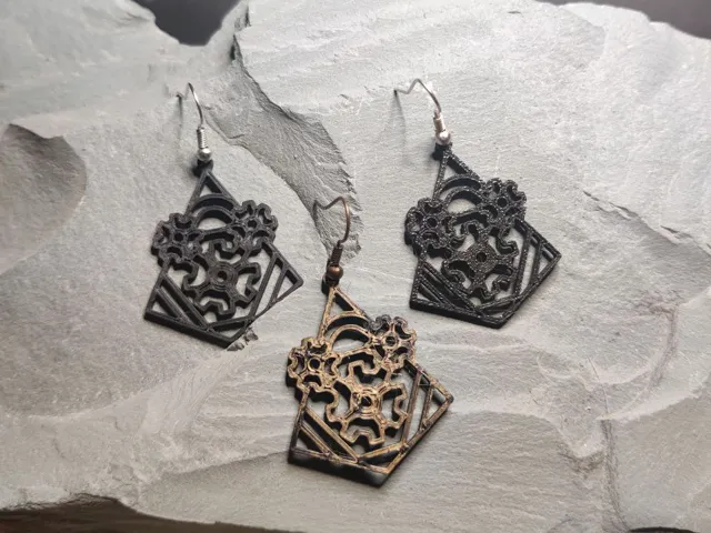 MechaMystique – Steampunk Gear Earring