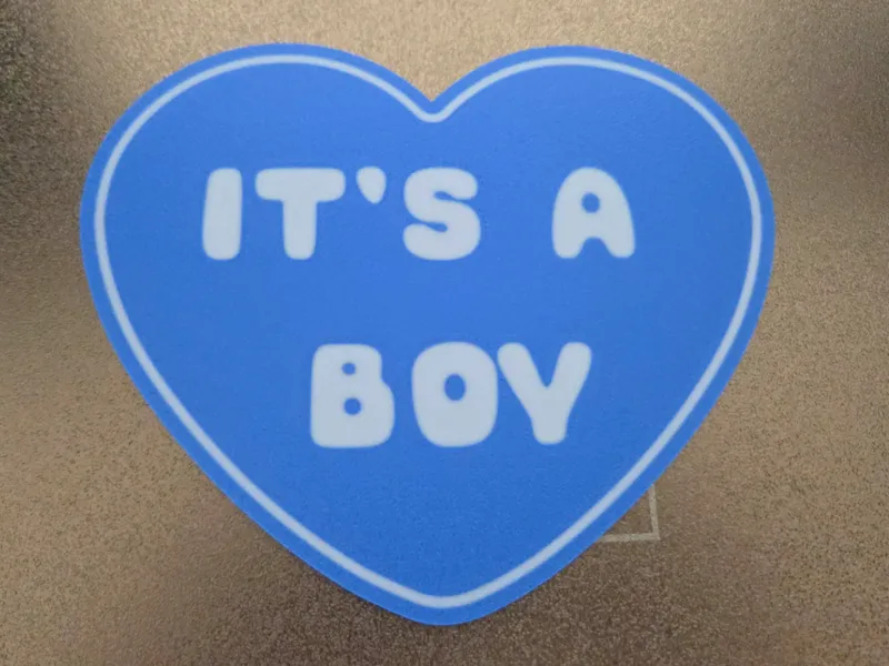 Its a boy sign