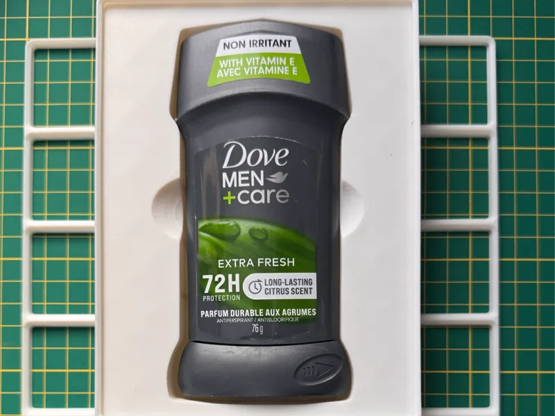 Dove Deodorant Gridfinity tray 3x4