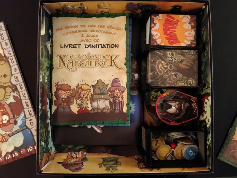 Organiseur de boîte du jeu Donjon De Naheulbeuk