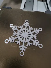 Décoration flocon de neige — photo 2