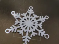 Décoration flocon de neige — photo 1