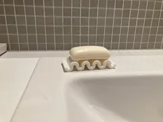 Minimalistic soap dish