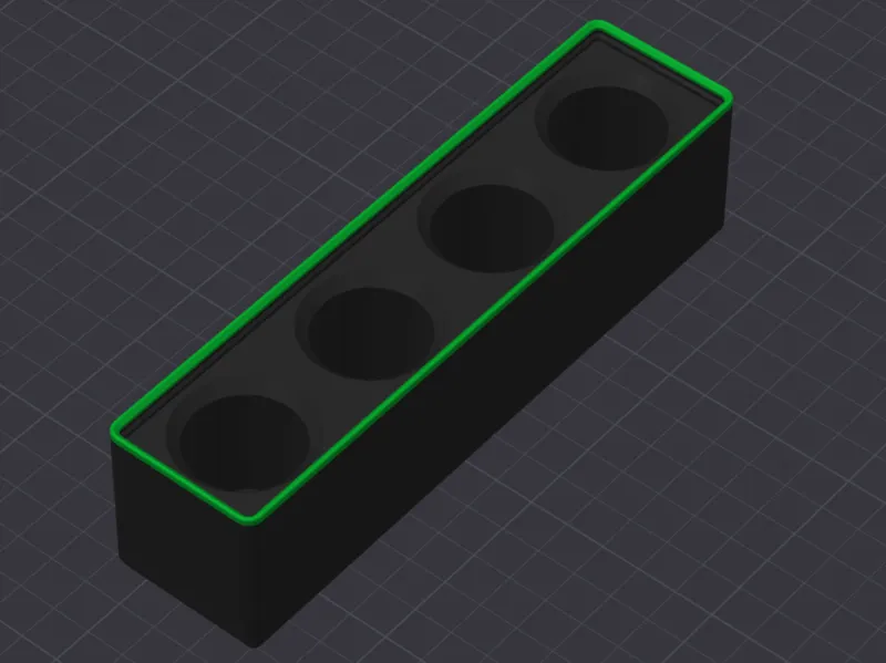 22 Gram Glue Stick Gridfinity Holder x4