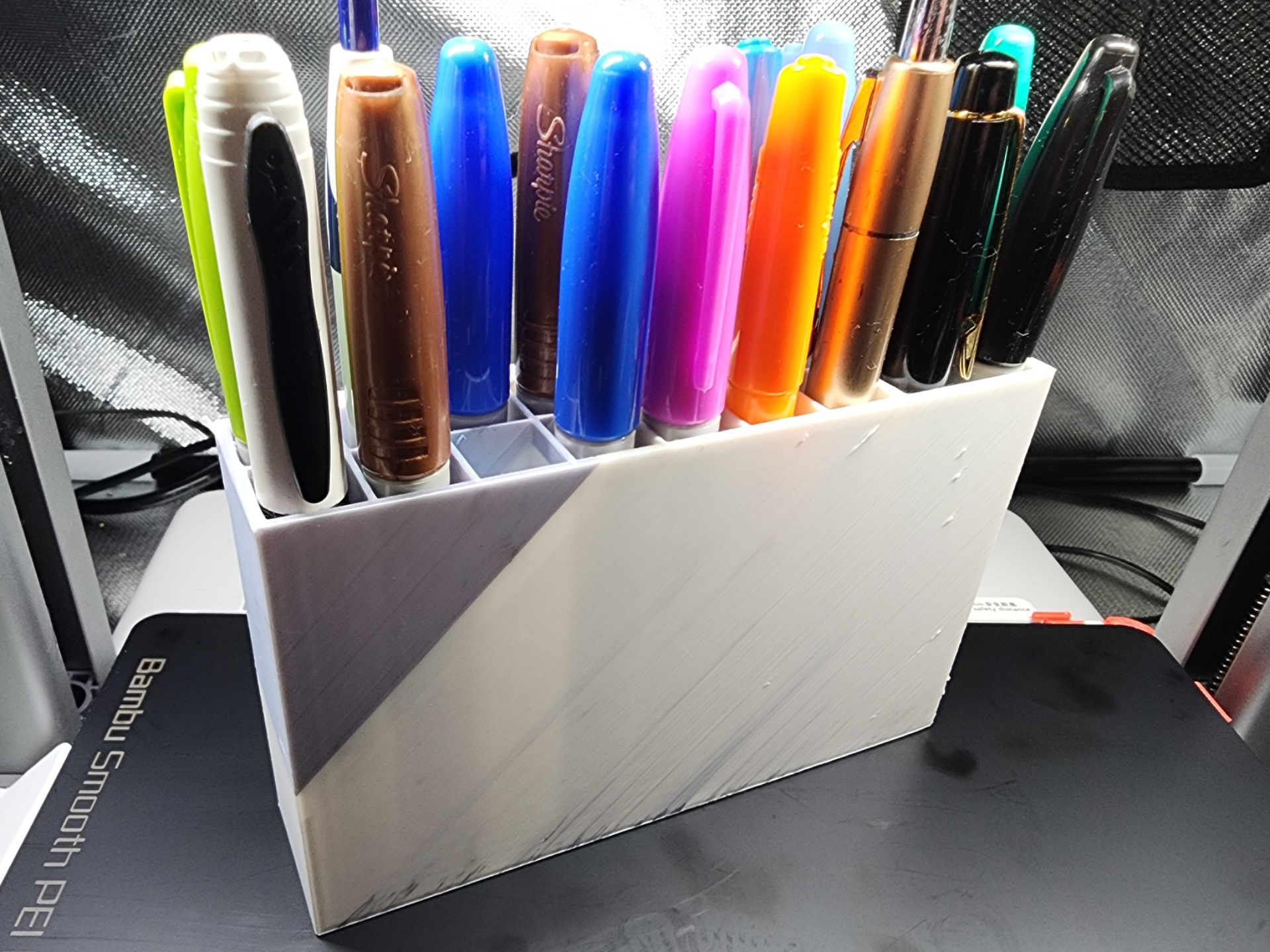 HF Mini Toolbox pen holder Remix with one long lip