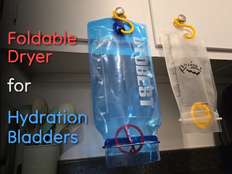 Foldable Dryer for Hydration Bladders