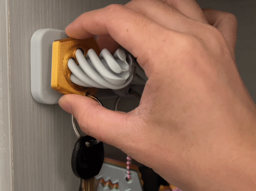 Miniatura 1 do modelo 3D 钥匙挂架
