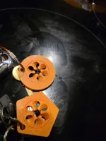 0.2mm layer, single color, one plate, 5 walls, 10% infill