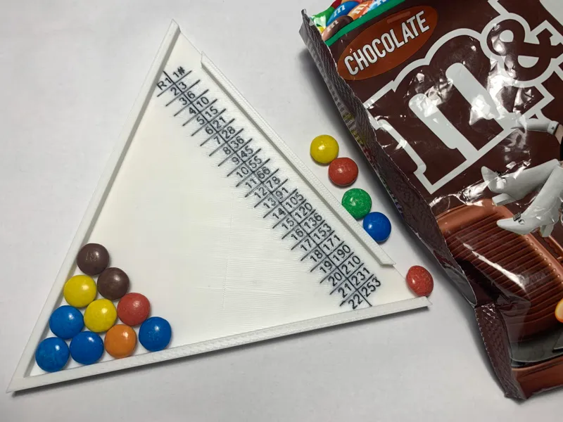 Round Pill Counter Triangle