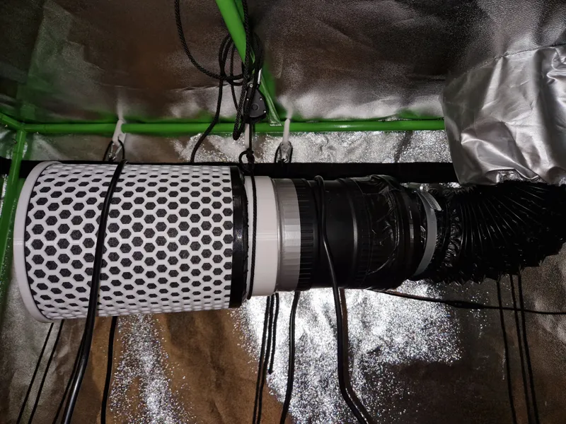 Aktivkohle Luft Geruchsfilter Abluft Filter Grow