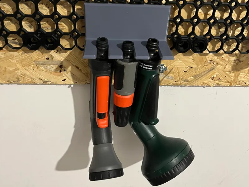 Gardena nozzle holder for Multiboard (rails)