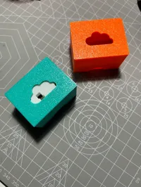 云朵款式收纳盒 0.2mm 层高, 2 层墙, 15% 填充