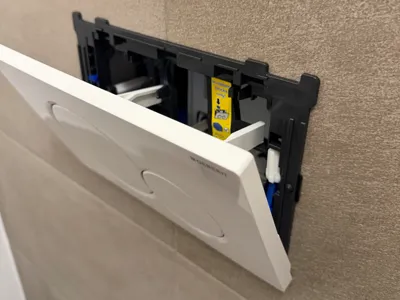Geberit Delta to Sigma Adapter for Drop-In Chute