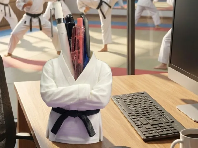 The Desk Sensei: Martial Arts Gi Pen Holder