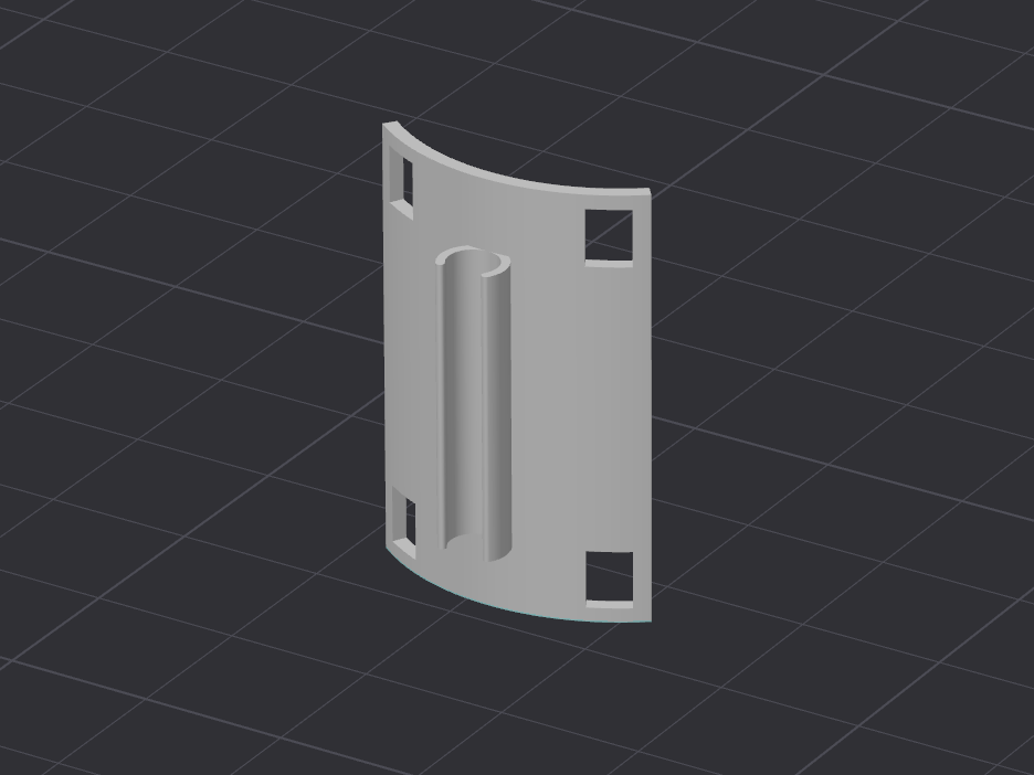 curved Cable Clip Generator - Full Parametric