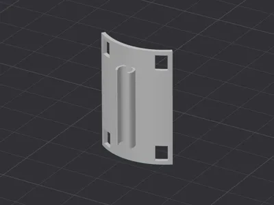 curved Cable Clip Generator - Full Parametric