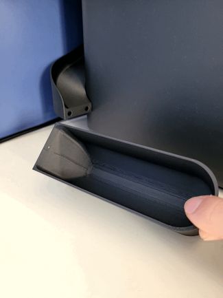Poop scoop for poop slide