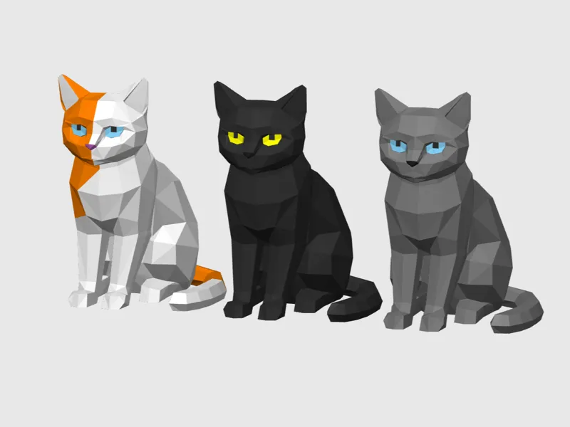 Low Poly Cat