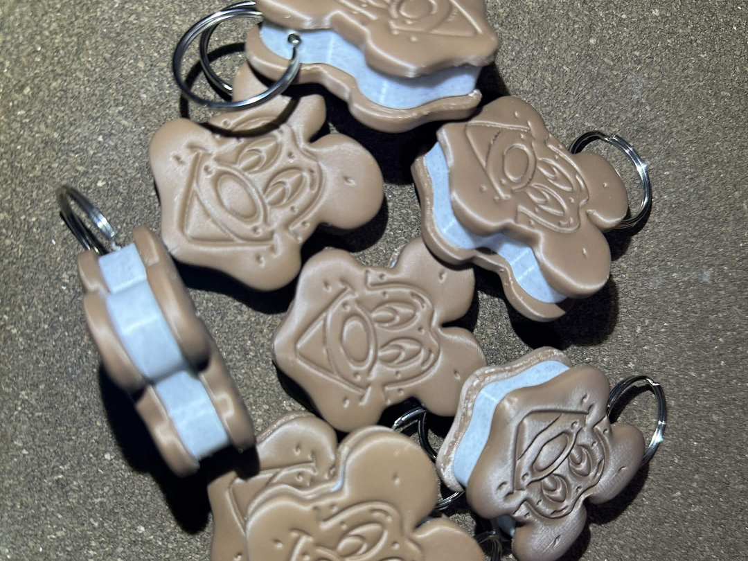 Mickey Ice Cream Sandwich Keychains