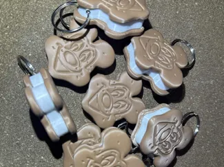 Mickey Ice Cream Sandwich Keychains