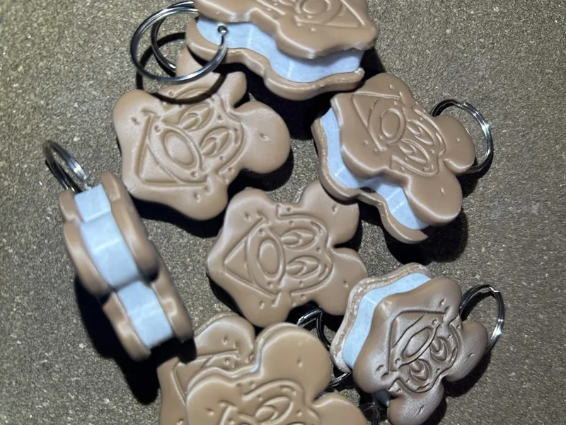 Mickey Ice Cream Sandwich Keychains