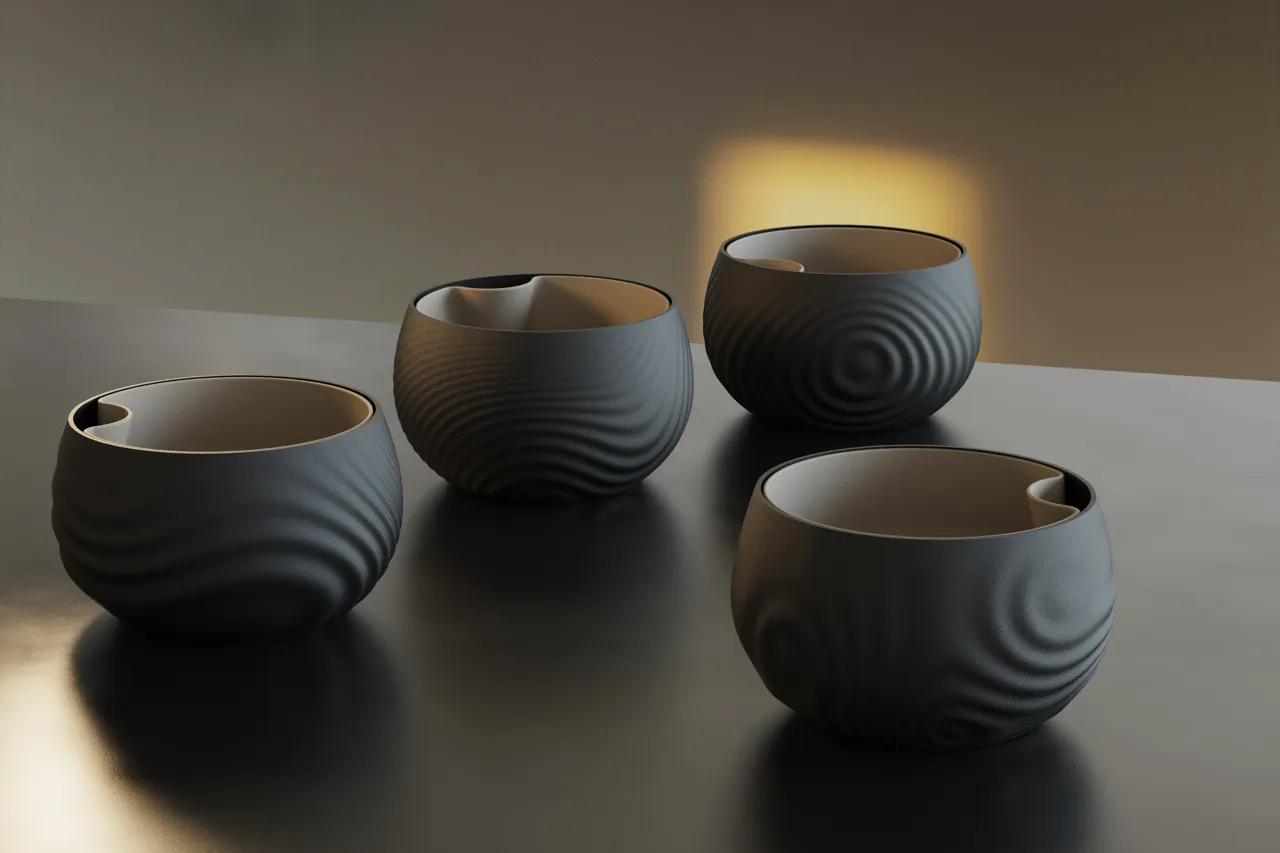 Stillwater Planters x4 with Self-Watering Inserts view 2