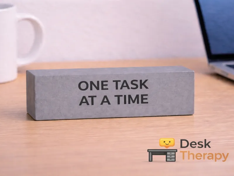 Desk Therapy Mood Brick – One Task at a Time