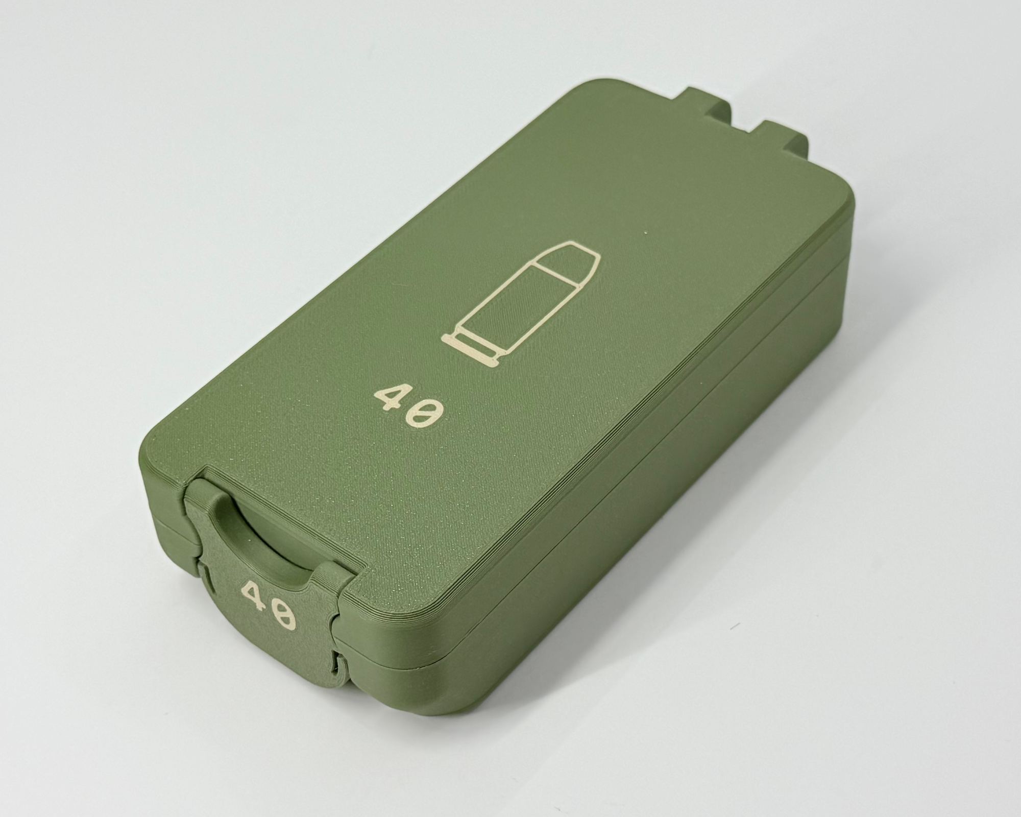 Miniatura 2 do modelo 3D Ammo Box - .40 Caliber - 50 Rounds