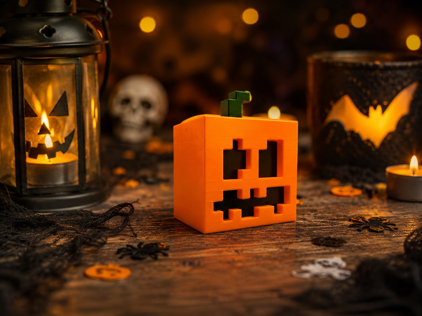 Minecraft Halloween-Kürbis - Kein AMS 3D model