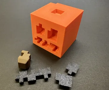 Accesorio para impresora 3D: Minecraft Halloween-Kürbis - Kein AMS — vista de referencia 5