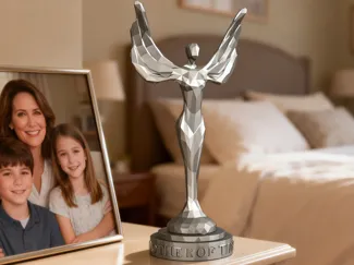 Mother of the Year Low-poly Trophy
