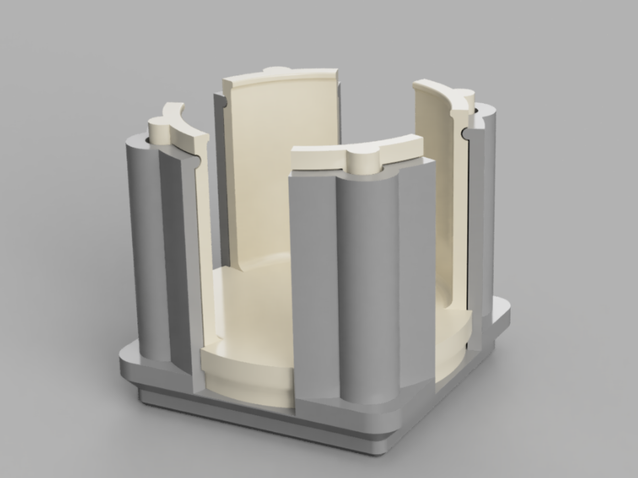 Gridfinity holder for Tamiya paint 23 and 10ml